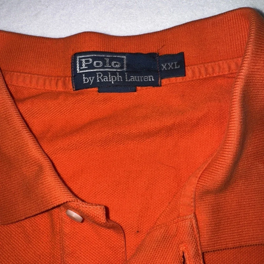 Vintage Polo Ralph Lauren Orange Polo/size 2XL